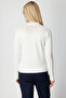 Mock Neck Knitwear Sweater with Stones on the Front 60388-26K - 3