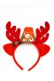Christmas Deer Antler Crown |   Christmas Noel Party Accessory |   Red New Year Crown |   Deer Crown