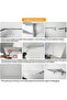 Computer Wall-Mounted Folding Desk, Drop-Leaf Table (White, 30x60cm) - 4