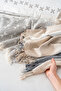 Mode Gray Embroidered Double Duvet Cover Blanket Set - 8 Piece Dowry Set - 7