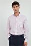 Men's Regular Fit Long Sleeve Purple Shirt