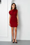 Women's Burgundy Off Shoulder Mini Dress