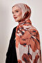 Large Floral Patterned Silk Shawl - 2