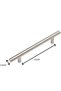 Stainless Steel Cabinet Pull Handles Furniture Bar Handles for Drawer Dresser Cupboard (10, H T - 2