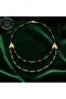 Onyx Malachite Natural Stone Pendant with Power and Evil Eye Protection Energy - 8