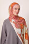 شال حريري منقوش بسلسلة - 2
