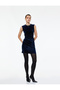 Sleeveless Embroidery Detailed Crew Neck S Slim Fit Dress