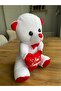 Plush Heart Bear 35 cm - 3