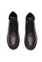 Men's Brown Thick Poly Sole Lace-Up Casual Winter Boots - 3
