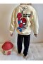 Boy's Spider-Man Printed 3-Ply Sha Fleece-Lined Tracksuit Set - 2