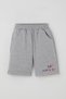 Baby Boy Shorts Set Cute Captain Teddy Bear with Printed Pocket Details 9 Months-3 Years, Pomegranate Flower - 3
