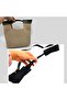 Model Bag Making Apparatus with Handle, Navy Blue Color, Light Gold Metallic