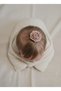 Pink Hairless Doll Clip, Cute Pink Linen Flower Figure Detailed Hairless Doll Clip