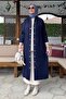 Yakut Angora Knitwear Cap Navy Blue - 4