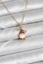 Chain Gold Color Christmas Theme Women's Necklace - Ebj251201W38464