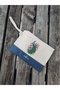 Portfolio Bag, Clutch Bag, Strap Handbag and Wallet, Natural Canvas Handbag