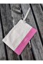 Portfolio Bag, Clutch Bag, Strap Handbag and Wallet, Natural Canvas Handbag - 2