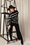 Knitwear Striped Pants Set