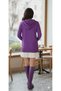 A Kalite Purple Standard Size Pocket Detailed Hooded Knitwear Sweater - 4