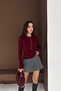 Basic Half Placket Buttoned Crew Neck Knitwear Sweater Aw25Kz0118 - 2