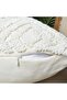 Pure White 18x18 Inch Boho Decorative Throw Pillow Cover (Pack of 1) - 4