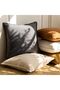 Pack of 2 Decorative Linen Solid Throw Pillow Covers 45x45 cm (18x18) Natural Beige - 6