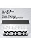 Digital Wall Clock 27" Wide LED, Auto Dimmer, Countdown Timer, Remote (Ice Blue) - 5