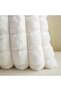 Faux Fur Plush Throw Pillow Covers 12x20 in Set of 2 (Cream White) - 5