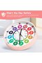 Learning Clock for Kids - 25 cm Non-Ticking Analog Wall Clock (Pink) - 4