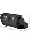 Retro Flip Clock - Automatic Flip Calendar, Large Number, Battery Powered (Black) - 7