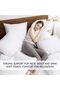 Soft Throw Insert Pillows (White, Pack of 2) 30x50 cm Polyester, 400g - 4