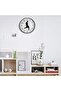 Ministry of Silly Walks Wall Clock - Novelty Home Decor (Black) - 2