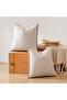 Loop Yarn Linen-Like Cushion Cover 45x45 cm, Set of 2 - Grey - 2