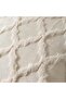 2-Pack 45×45cm Faux Wool Embroidered Pillow Covers, Beige Geometric - 6