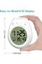 Waterproof Digital Shower Timer Clock with LCD, Temperature, Countdown, Suction Cup - 7