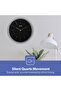 Silent Non-Ticking Round Wall Clock, Black/White - 3