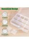 12-Grids PVC Bead Storage Organizer Box with Adjustable Removable Dividers (Empty Box Onl - 3