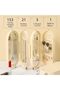 Foldable 4-Tier Jewelry Organizer Box with Mirror (Silver) - 4