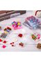 8-Piece Clear Plastic Storage Boxes with Hinged Lids - 3.3 x 3.3 x 1.1 in - 4