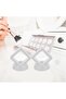 Jewelry Floating Display Box for Rings and Necklaces - 10 Pack Clear Film Organizer - 4