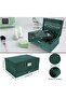 3-Layer Jewellery Box Organizer with Lock - Velvet, 80 Compartments, Multicolor - 3