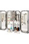 HASTHIP Wall Mounted Jewelry Organizer - Transparent Dustproof Acrylic Storage Box