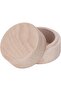 Unfinished Wooden Ring Box with Lid (Unpainted)