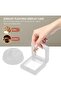 Jewelry Floating Display Box for Rings and Necklaces - 10 Pack Clear Film Organizer - 5