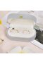 Velvet Ring Box - Oval Vintage Holder, Light Grey (Holds 2 Rings) - 5