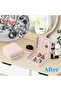 Simple Earrings Plate Jewelry Box - Portable Mini PU Leather Jewellery Organizer - 4