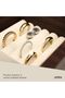 Stowit Jewelry Box - Modern Keepsake Organizer, Black/Walnut - 5