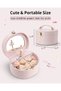 Musical Jewelry Box for Girls with Ballerina, Small Music Box - Light Pink - 6