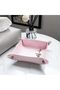 Leather Organizer Tray Set - 2 Pieces PU Leather Catchall - 4