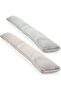 2X Draft Stopper for Doors & Windows - 2 Pieces, Taupe/Gray